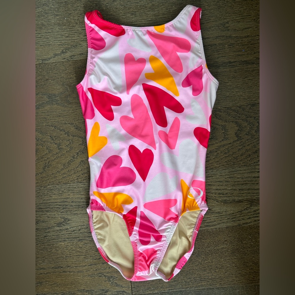 Ozone gymnastics leotard with strappy back. AS